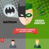 Infographie Arrow / Batman