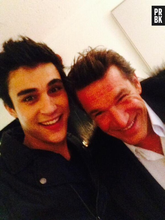 Martial (Nouvelle Star 2015) : son selfie avec Benjamin Castaldi