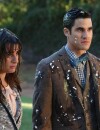 Glee saison 6, épisode 7 : Lea Michele (Rachel) et Darren Criss (Blaine) sur une photo