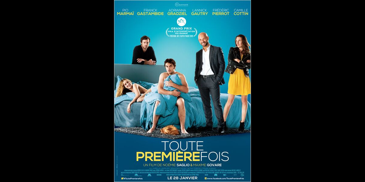 Photo : Toute première fois : l'affiche du film avec Pio Marmaï et