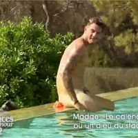 Raphaël (Les Princes de l'amour 2) nu dans la piscine, Sébastien manque de vomir