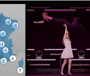 Alison Wheeler et Monsieur Poulpe refont le port&eacute; de Dirty Dancing dans Le Grand Journal