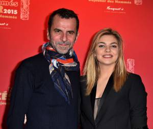 Louane Emera et le réalisateur Eric Latigeau au déjeuner des nommés des César 2015 le 7 février à Paris