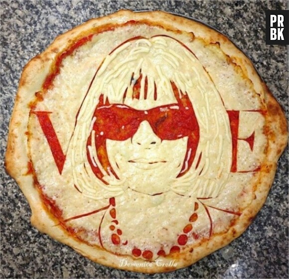 Anna Wintour : son portrait sur une pizza par la pizzaiolo Domenico Crolla installé à Glasgow