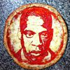Jay Z : son portrait sur une pizza par la pizzaiolo Domenico Crolla installé à Glasgow