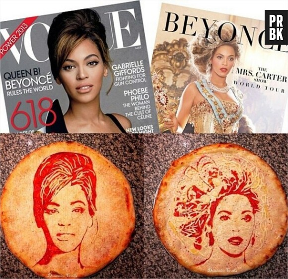 Beyoncé : son portrait sur une pizza par la pizzaiolo Domenico Crolla installé à Glasgow
