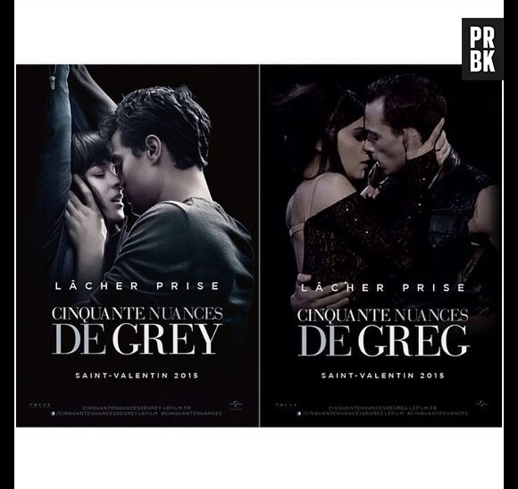 Alizée et Grégoire Lyonnet : montage de Fifty Shades of Grey sur le compte Instagram de la chanteuse, le 11 février 2015