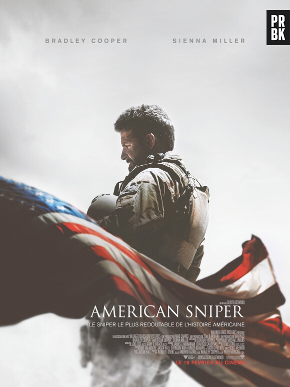American Sniper : l'affiche du film avec Bradley Cooper