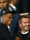  Jay Z et David Beckham : rires dans les tribunes du Parc des Princes pour PSG vs FC Barcelone 