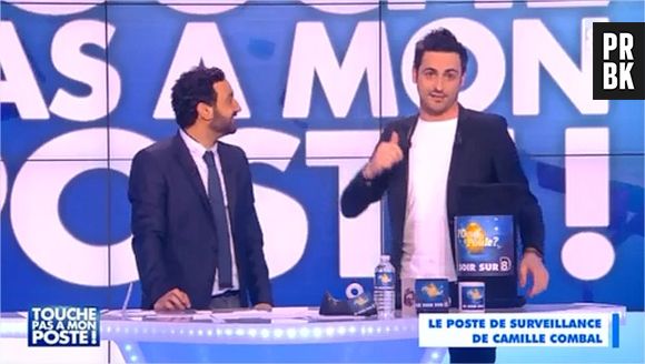 Cyril Hanouna vomit de rire dans L'Oeuf ou la Poule devant Igor Bogdanov, le 18 février 2015 sur D8