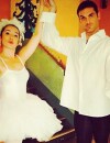  Gil Alma et Isabelle Vitari en danseurs sur le tournage de Nos Chers Voisins 