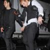 Ed Sheeran ne tient pas debout après les Brit Awards 2015 le 26 février à Londres