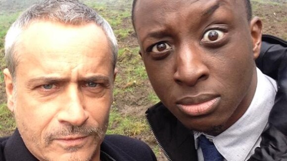 Ahmed Sylla : moments complices avec Jean-Michel Tinivelli sur le tournage d'Alice Nevers