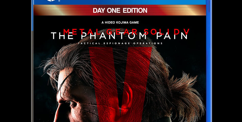  Metal Gear Solid 5 : The Phantom Pain : la jaquette de la version PS4 