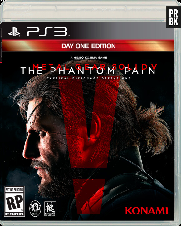Metal Gear Solid 5 : The Phantom Pain : la jaquette de la version PS3