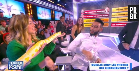 Louane Emera et La Fouine dans Touche pas à mon poste le 4 mars 2015 sur D8