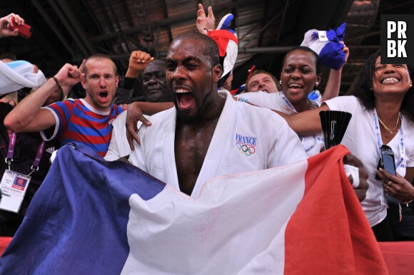 Teddy Riner champion du monde de judo pour la 7e fois (ici, en 2012 aux JO de Londres)