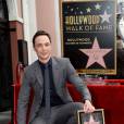 Jim Parsons (Big Bang Theory) inaugure son étoile sur le Walk of Fame d'Hollywood Boulevard, le 11 mars 2015