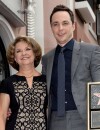 Jim Parsons (Big Bang Theory) et sa maman : l'acteur inaugure son étoile sur le Walk of Fame d'Hollywood Boulevard, le 11 mars 2015
