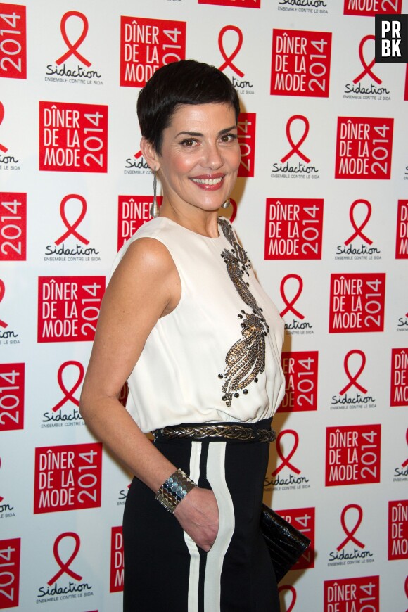 Cristina Cordula lors du dîner de la mode 2014