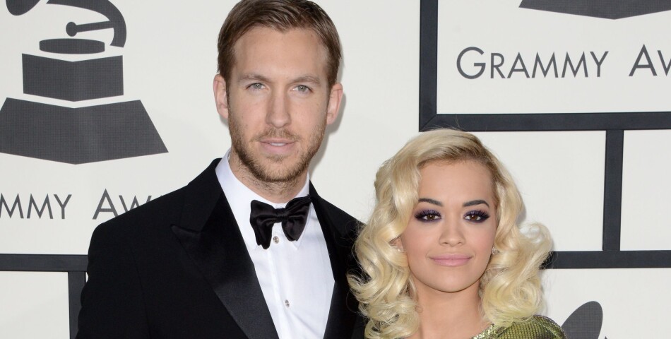  Calvin Harris et son ex Rita Ora aux Grammy Awards 2014, le 26 janvier 2014 