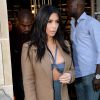 Kim Kardashian lors de son passage à Paris, le 14 avril 2015