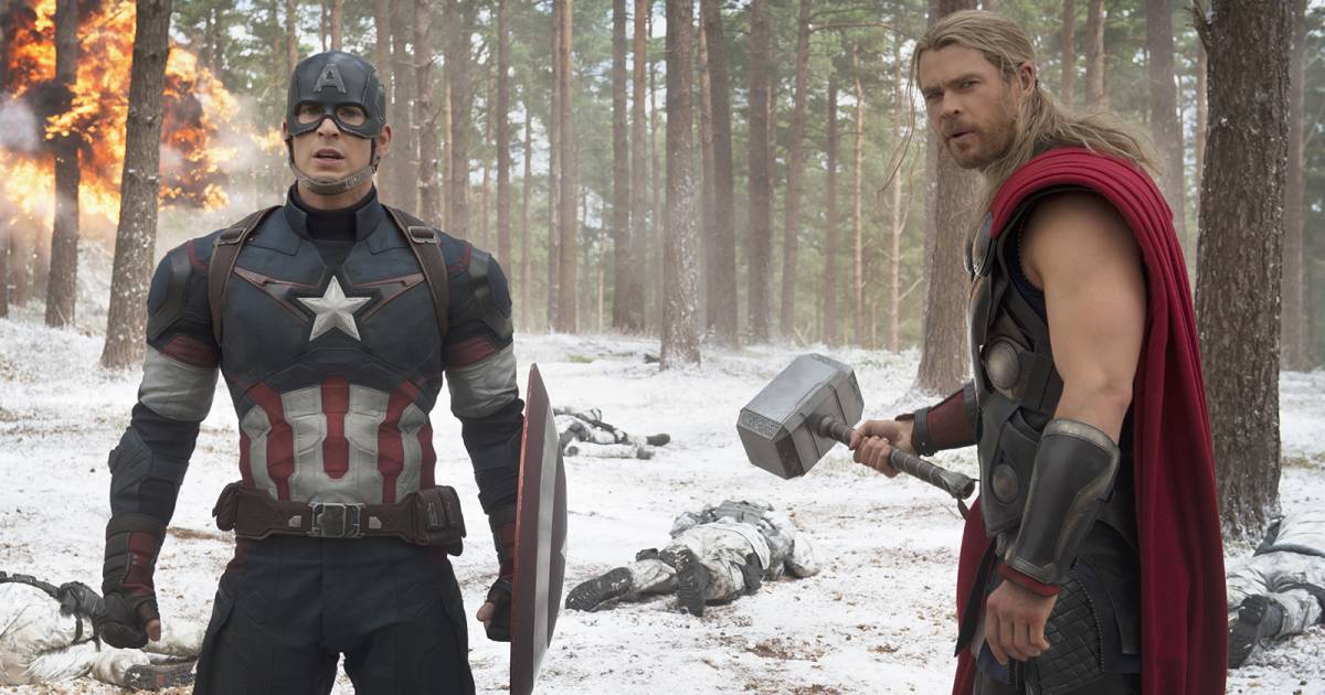 Nombre De Scene Post Generique Thor 4 Avengers 2 : Captain America et Thorsur une photo - Purebreak