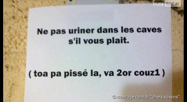 Insolites Droles Ou Tres Enerves Les Pires Mots Laisses Par Nos Chers Voisins Purebreak
