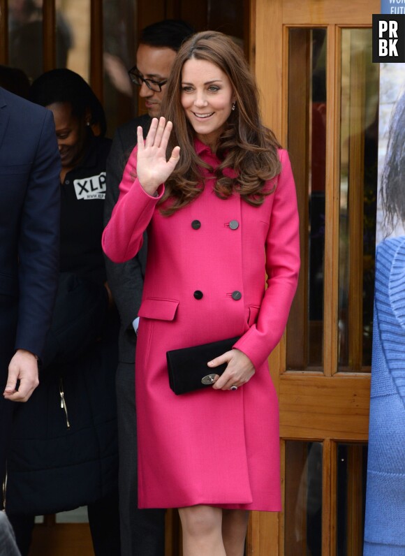 Kate Middleton lors de sa dernière sortie officielle avant l'arrivée du deuxième Royal Baby