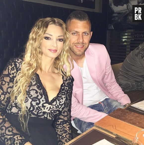 Emilie Nef Naf et Jérémy Ménez : photo de couple pour l'anniversaire du joueur du Milan AC