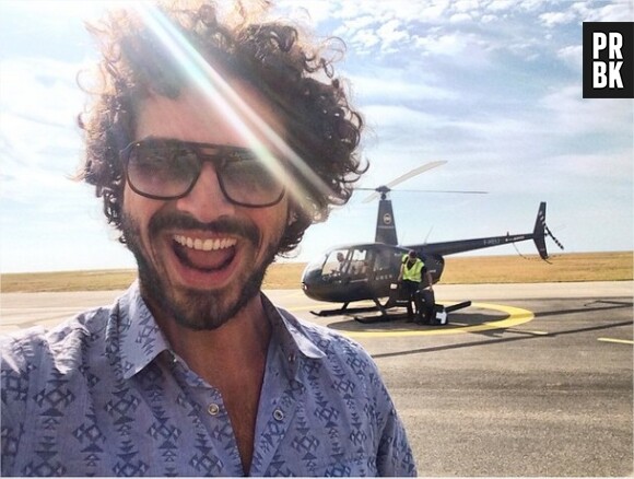 Maxime Musqua en UberCopter, le moyen de transport so chic du Festival de Cannes 2015