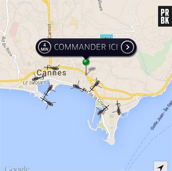 UberCopter, le moyen de transport so chic du Festival de Cannes 2015
