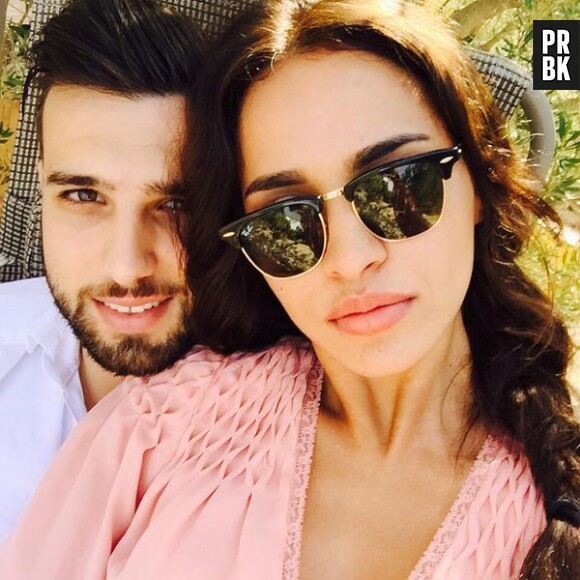Leila Ben Khalifa et Aymeric Bonnery en amoureux en Tunisie en juin 2015