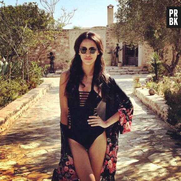 Leila Ben Khalifa : pose sexy en maillot de bain en juin 2015 à Tunis