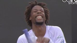 Gaël Monfils : énorme fou-rire en plein match à Wimbledon