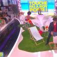 Dorothée Kristy : son "tambour-fesses" de Fauve Hautot avec Christophe Carrière dans TPMP le 6 juillet 2015 sur D8