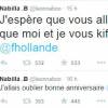 Nabilla Benattia s'adresse à François Hollande sur Twitter, le 12 août 2015
