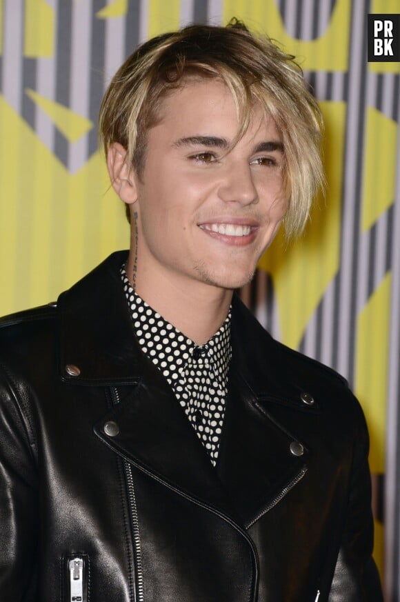 Justin Bieber sur le tapis rouge des MTV Video Music Awards 2015