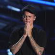  Justin Bieber en larmes sur la sc&egrave;ne des MTV Video Music Awards 2015 