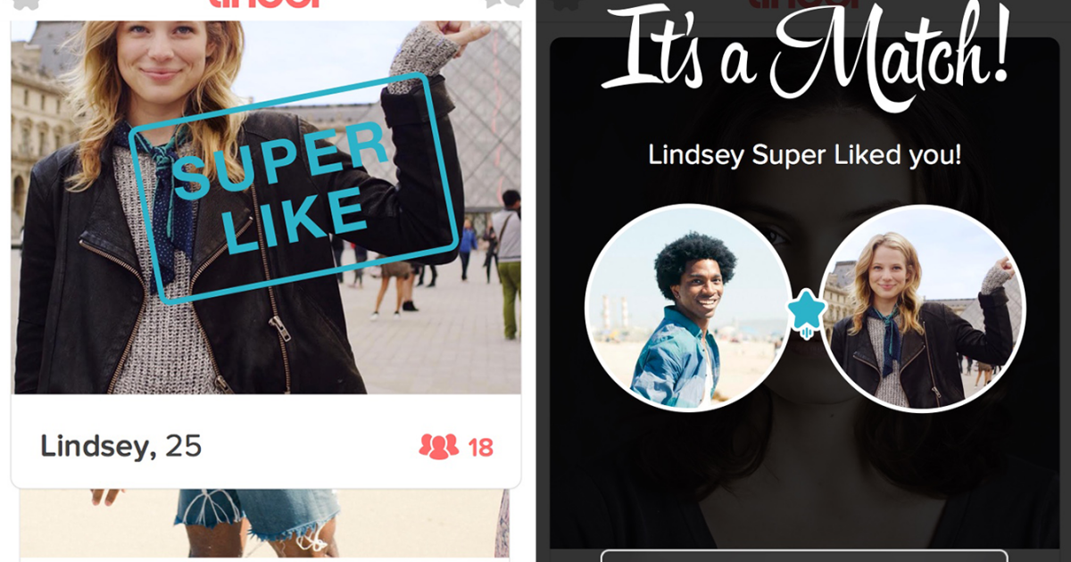 Tinder le "Super Like" pour différencier les coups de coeur des coups d