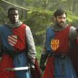 Once Upon a Time saison 5, épisode 1 : Lancelot et le roi Arthur sur une photo