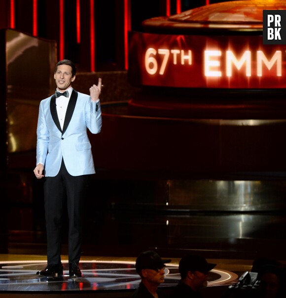 Andy Samberg pendant la cérémonie des Emmy Awards 2015, le 20 septembre 2015 à Los Angeles