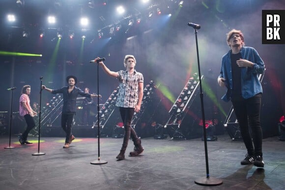 Niall Horan et les autres membres des One Direction lors de l'Apple Music Festival, le 22 septembre 2015