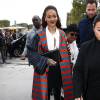 Rihanna à Paris, le 4 octobre 2015, en compagnie de sa maman