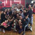 Grégoire Lyonnet pendant les répétitions de Danse avec les stars 6, le 22 octobre 2015 sur Instagram