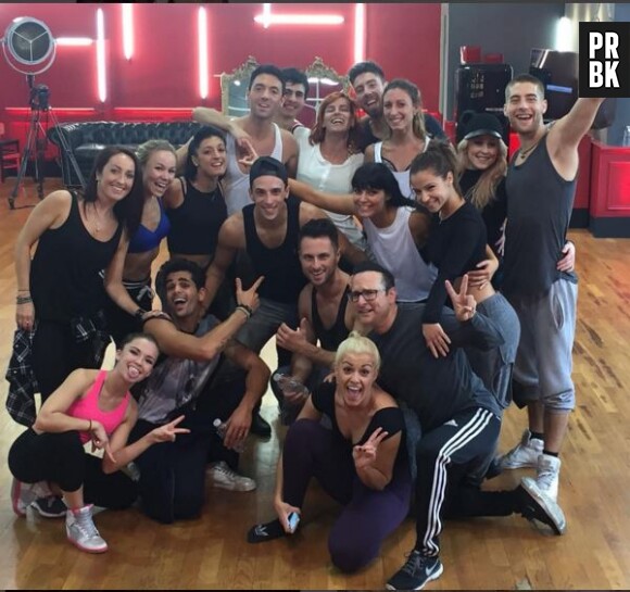 Grégoire Lyonnet pendant les répétitions de Danse avec les stars 6, le 22 octobre 2015 sur Instagram