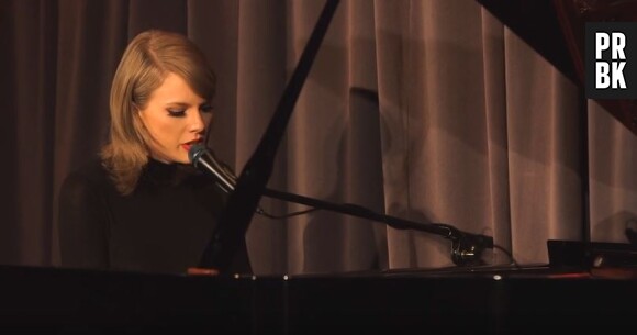 Taylor Swift au Grammy Museum pour interpréter Out of the Woods, le 30 septembre 2015
