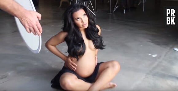 Naya Rivera nue et enceinte pour un shooting sexy