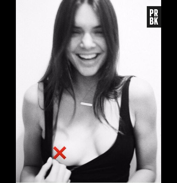 Kendall Jenner montre son téton sur Instagram