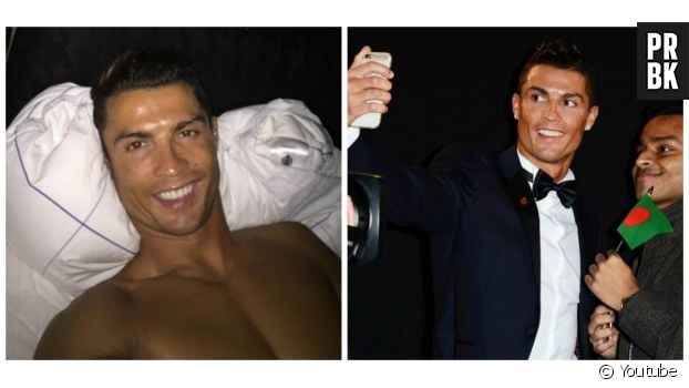 Cristiano Ronaldo tente de battre le record du monde de selfies